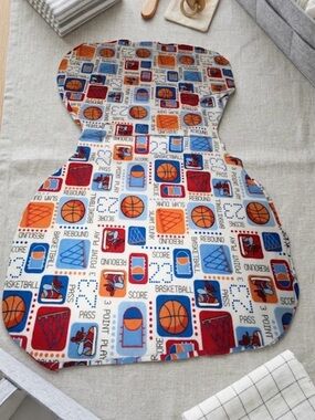 Brand New Basketball Print Fabric Cutout Liner – New Condition Unbranded
